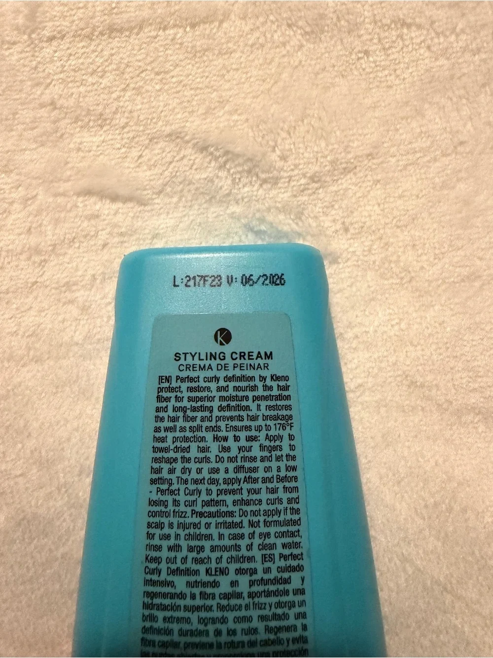 Kleno Styling Cream Perfect Curly Definition 6.76 FL OZ
